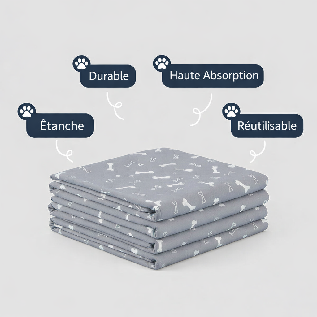 FreshPaw - Tapis hygiénique, absorbant et lavable pour chiens et chiots
